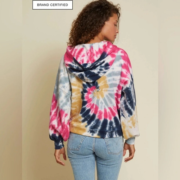 Nation LTD Maris Cropped Sweatshirt, NWT, 100% Peruvian Cotton, Medium - Picture 2 of 5